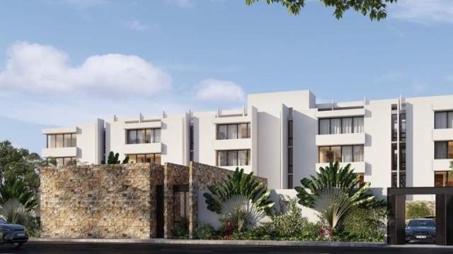 Departamento en preventa en Temozón Norte, de 1 recámara, con amenidades.