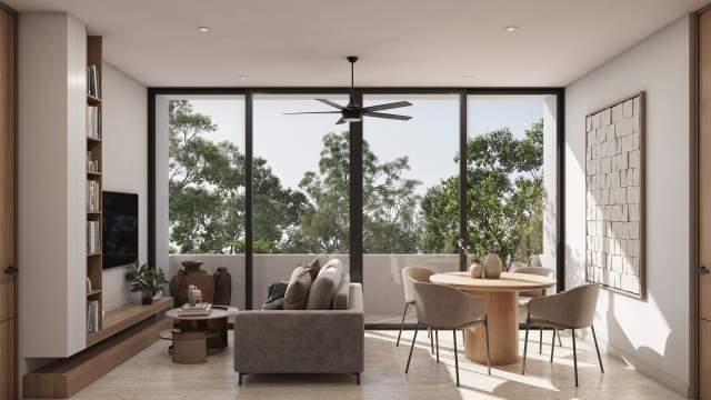 Departamentos en preventa de 2 recámaras, con amenidades, en Temozón Norte.